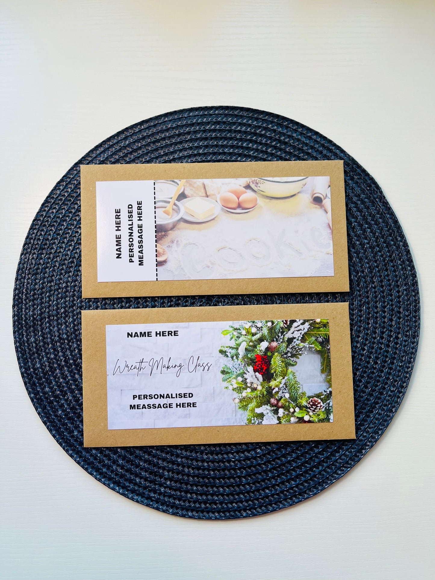 Personalised Classes & Workshop Event Gift Ticket