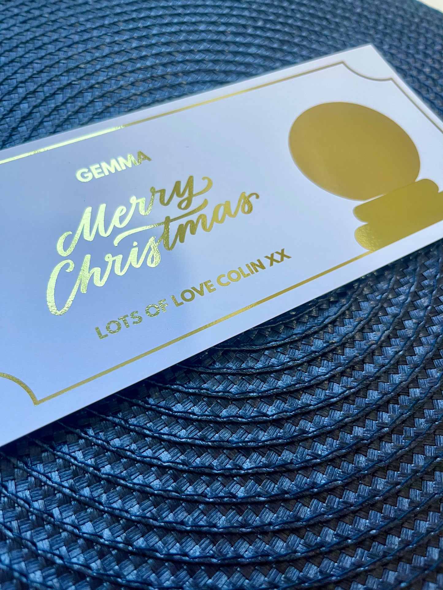 Personalised Christmas Scratch Reveal Voucher